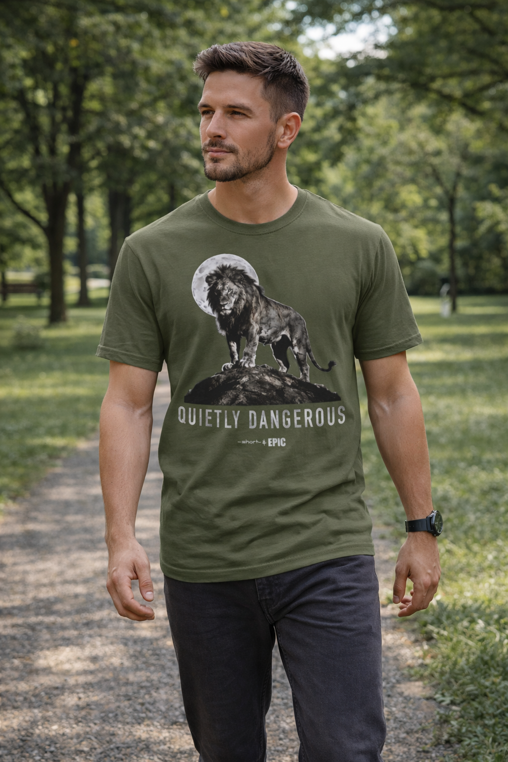 Quietly Dangerous Lion