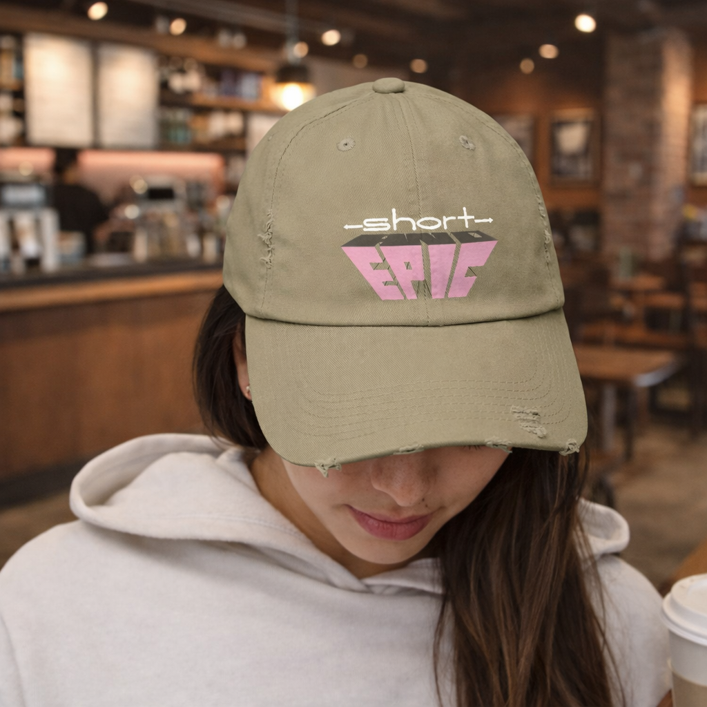 Short & EPIC – Women’s Edition Distressed Hat