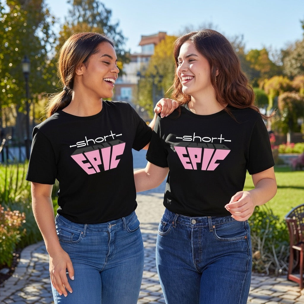 -short- and EPIC Pink Power tee