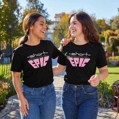 -short- and EPIC Pink Power tee