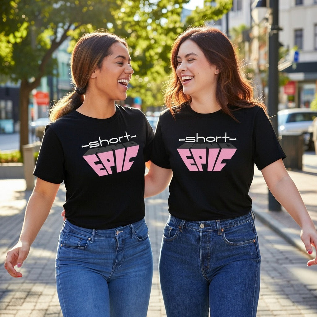 -short- and EPIC Pink Power tee