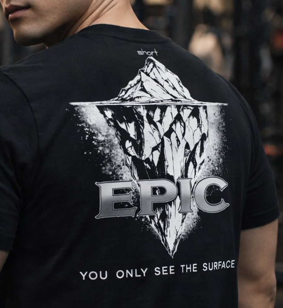 You Only See The Surface – Iceberg V-Neck